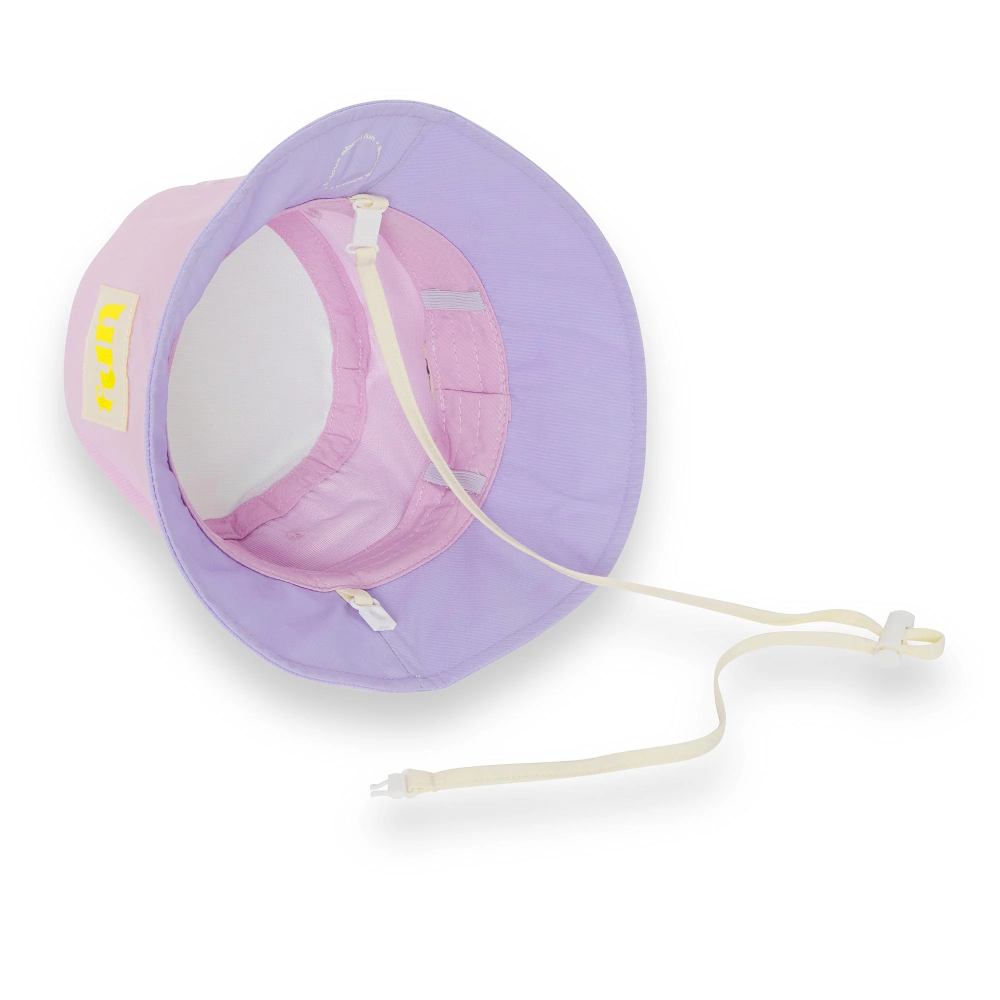 KiETLA ICONIK klobúčik s UV ochranou - Pink Fun 46 - 49 cm