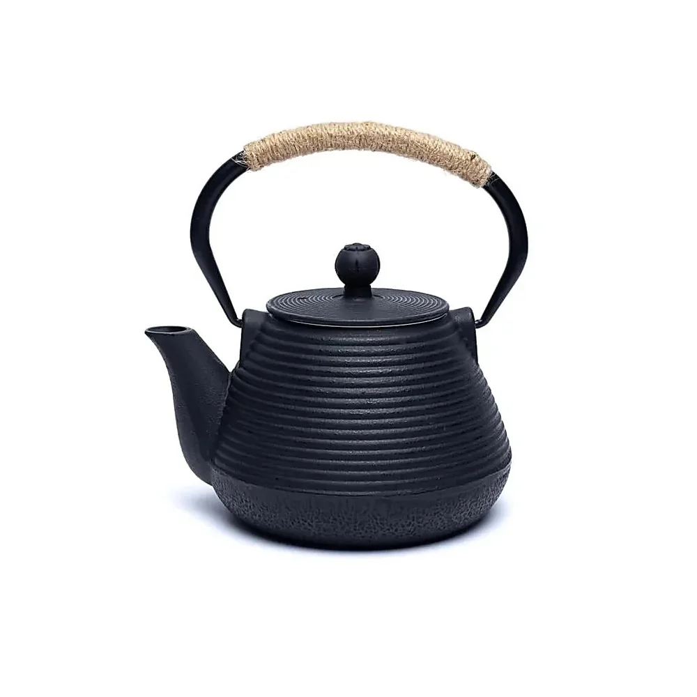 Tetsukyusu liatinový čajník čierny 1l