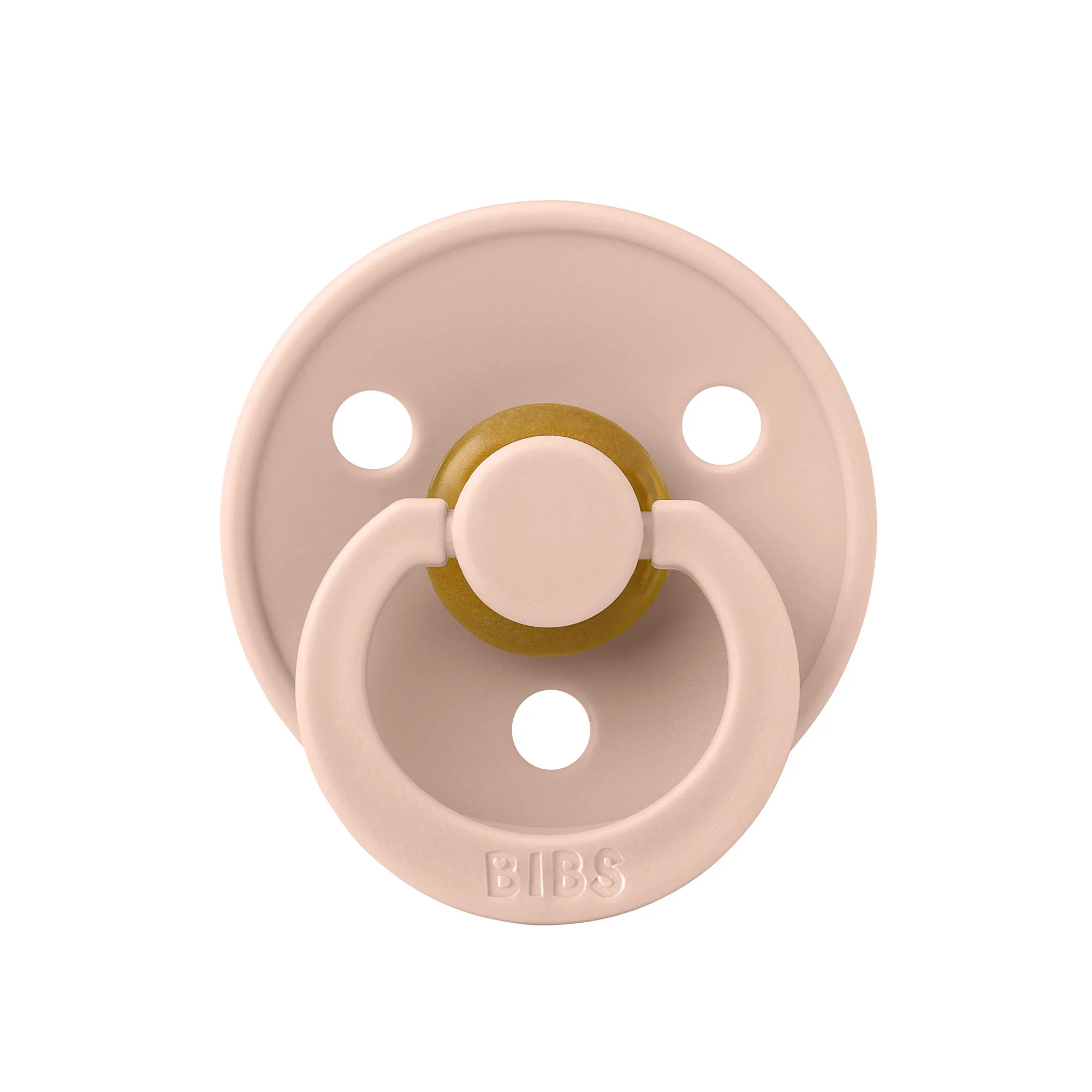 BIBS Colour cumlík z prírodného kaučuku 1ks veľkosť 2 - Blush