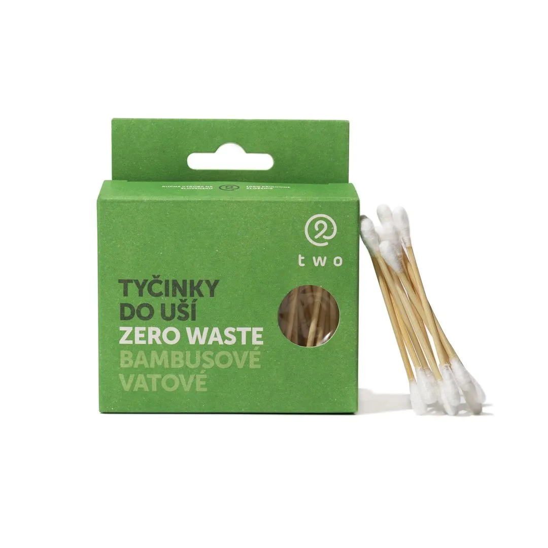 TWO ZeroWaste bambusové vatové tyčinky