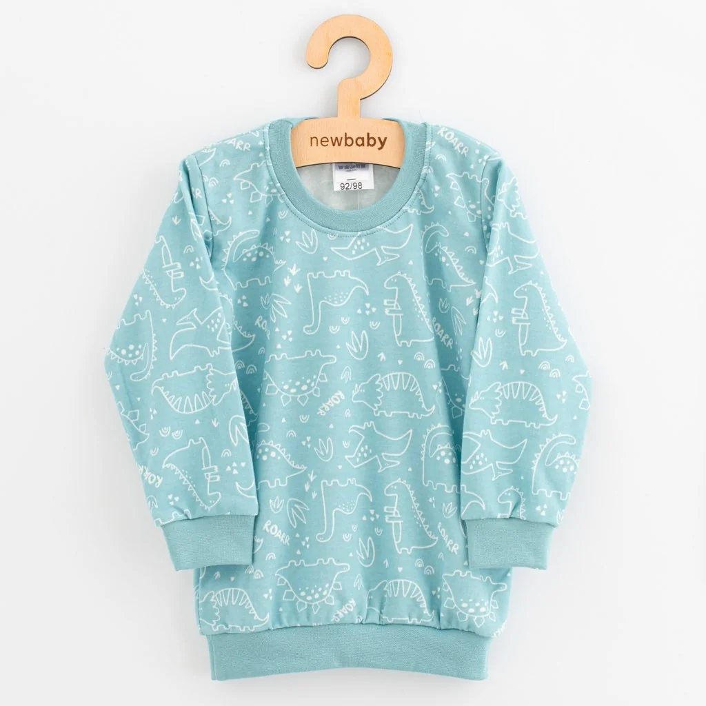 Detské bavlnené pyžamko New Baby iceberg dino 128/134, 20C56713