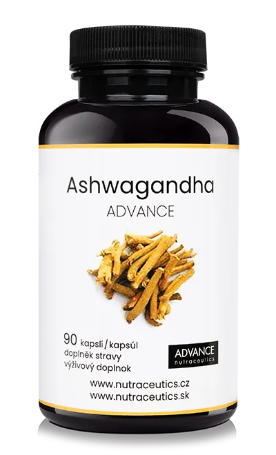 Ashwagandha ADVANCE 90 cps. – prémiová kvalita 1×90 cps, výživový doplnok