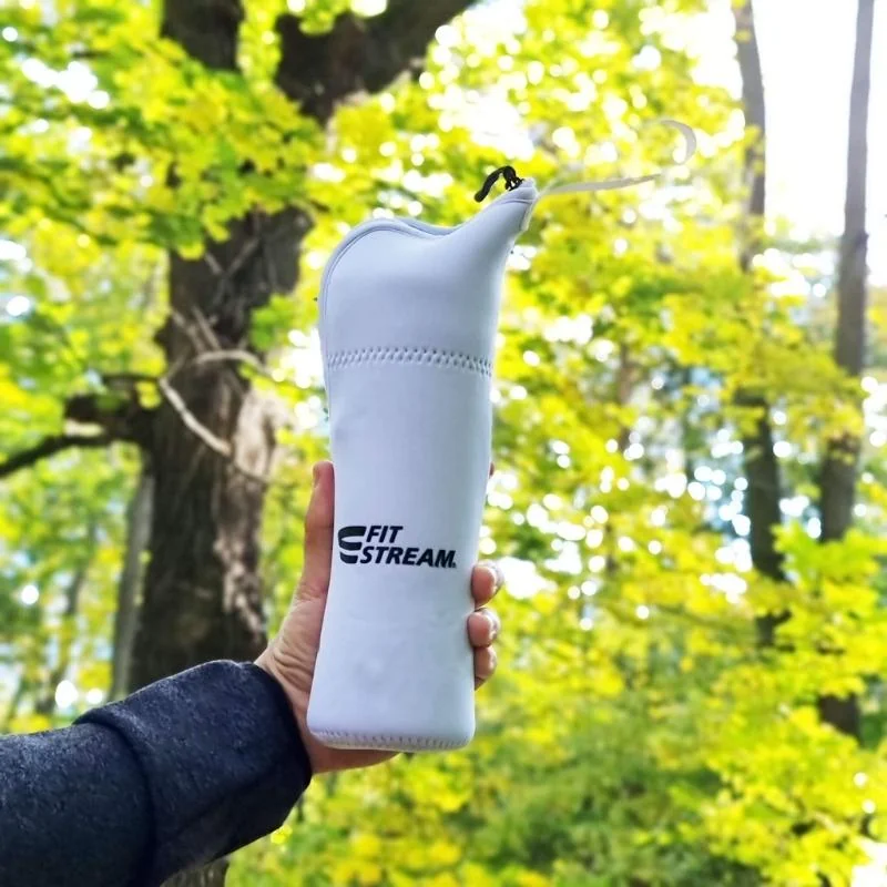 FitStream neoprénový obal biely 1×1 ks, neoprénový obal na fľašu