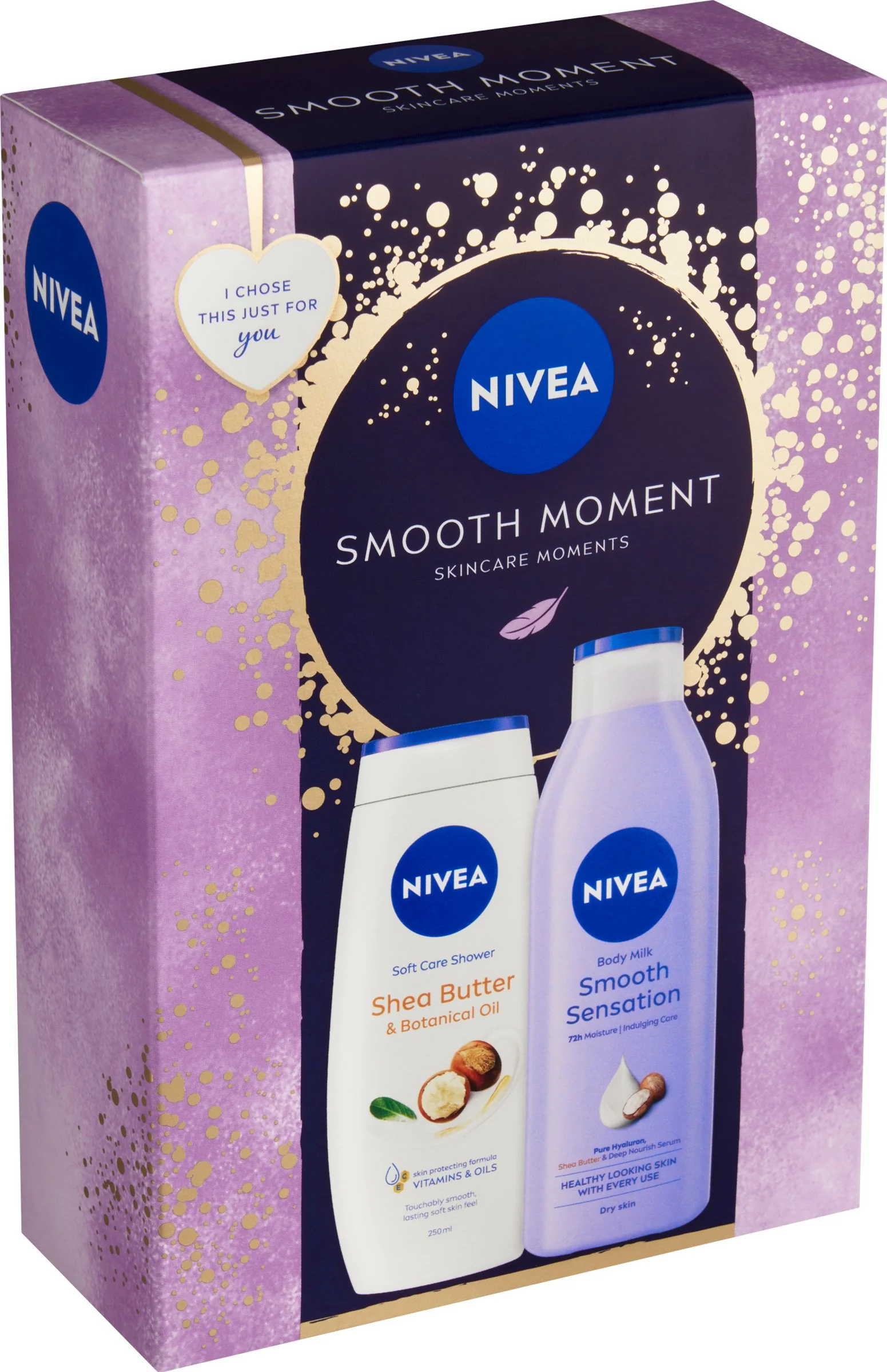 NIVEA BOX BODY SMOOTH 1×1 ks, darčekové balenie