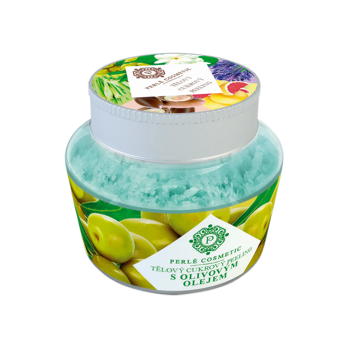Cukrový peeling s olivovým olejom 200 g – Green idea
