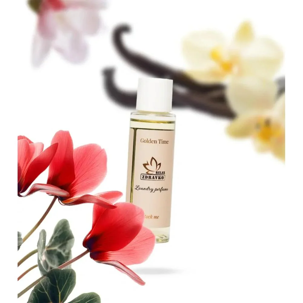 Zdravko Relax - Golden time parfém na pranie 100ml (20 pracích dávok) Objem: 100 ml