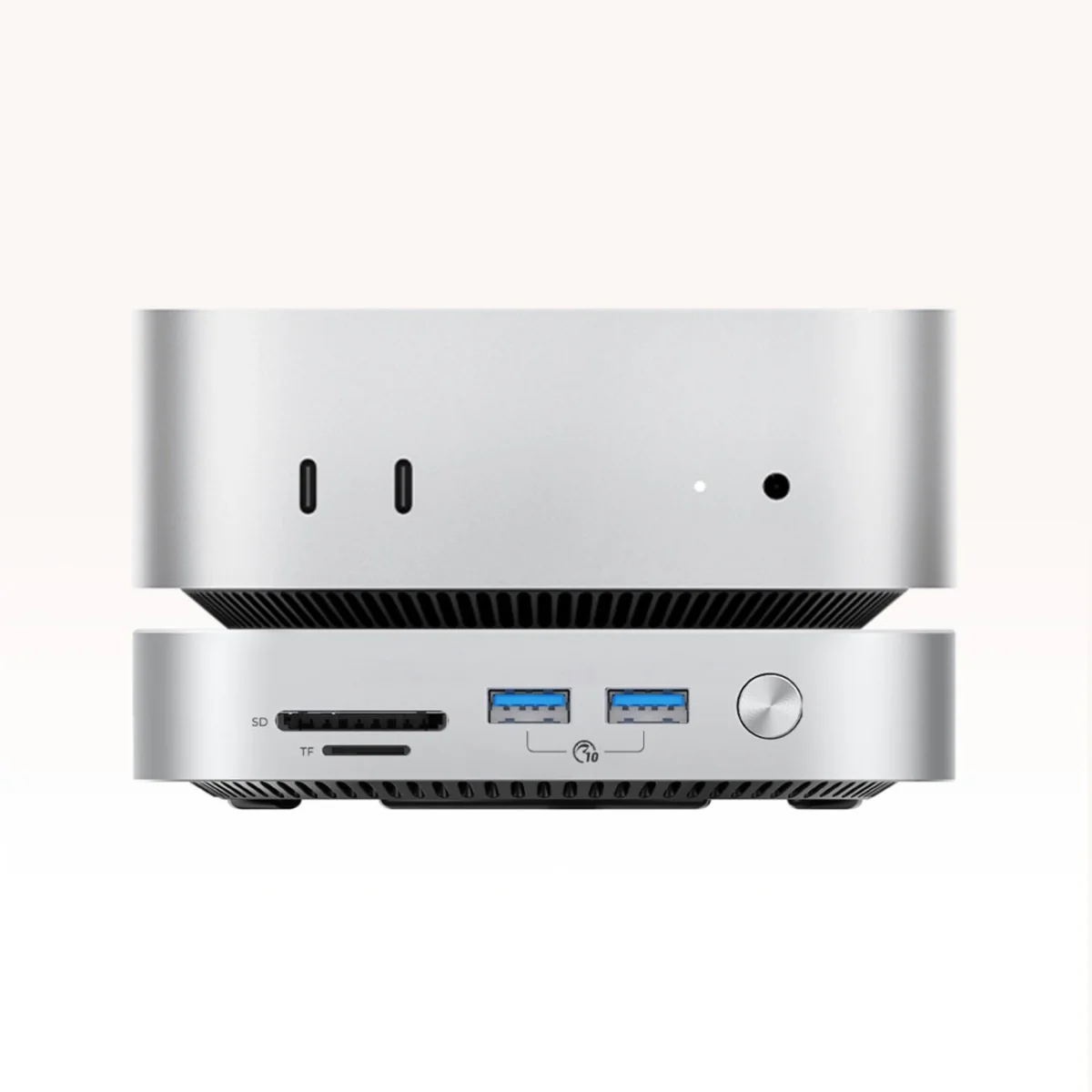 Orico MiniLink 9in1 USB-C HUB adaptér / dokovacia stanica M.2 SSD, strieborná ieborná