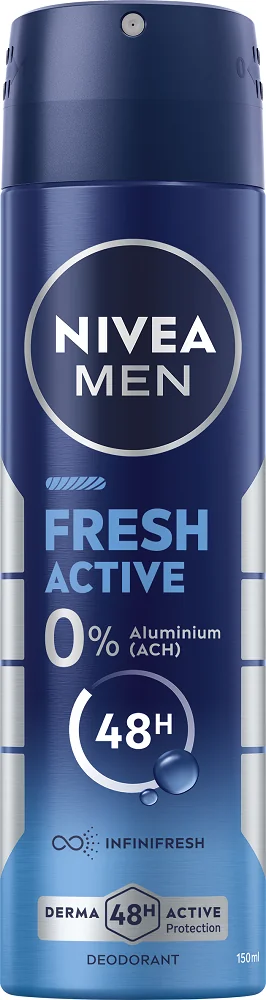 NIVEA MEN SPREJ DEO FRESH ACTIVE 1×150 ml, dezodorant