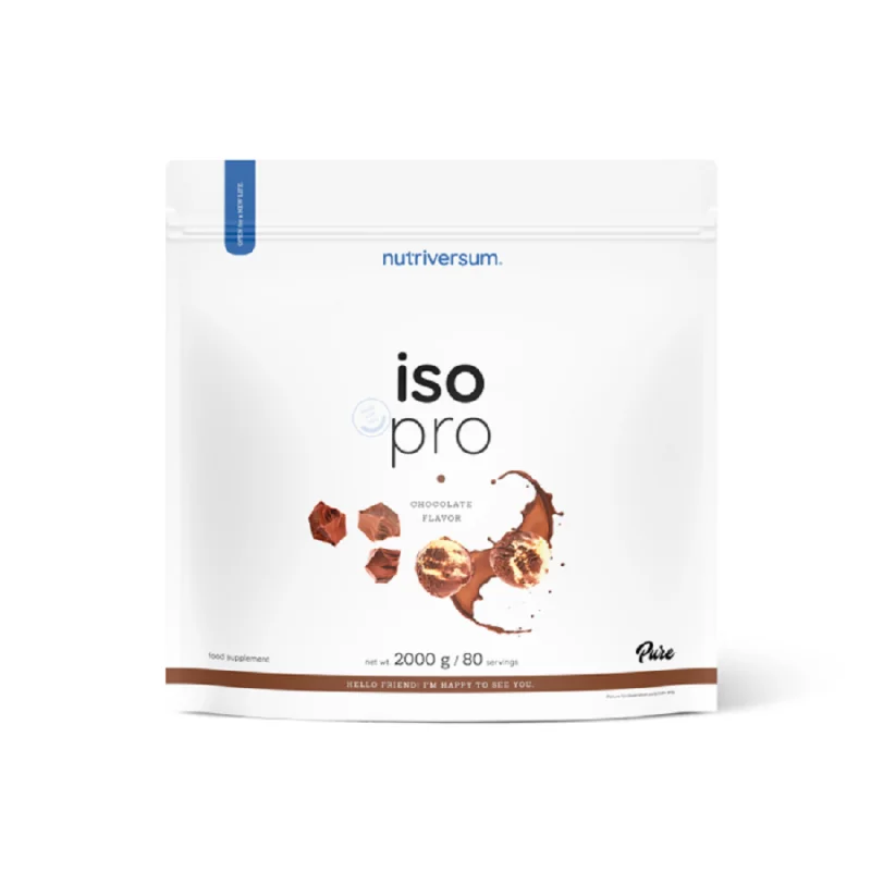 Nutriversum - PURE - ISO PRO 2000 g Príchuť mliečna čokoláda