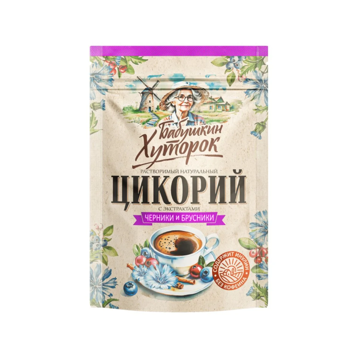 Čakanková káva s čučoriedkami a brusnicami - 100 g - Hutorok
