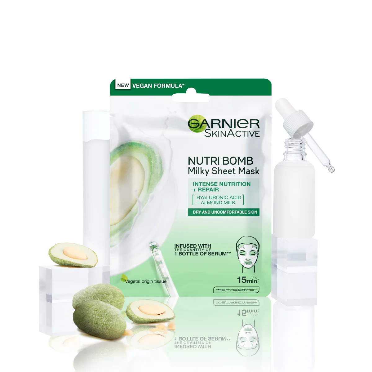 Garnier Nutri Bomb mandle 1×32 g, pleťová maska