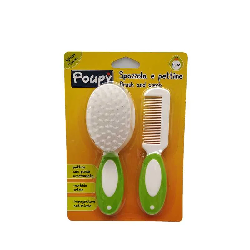 B HREBEN A KEFKA POUPY 167 NYLON.VLAKNA 1×1 ks, hygienické pomôcky