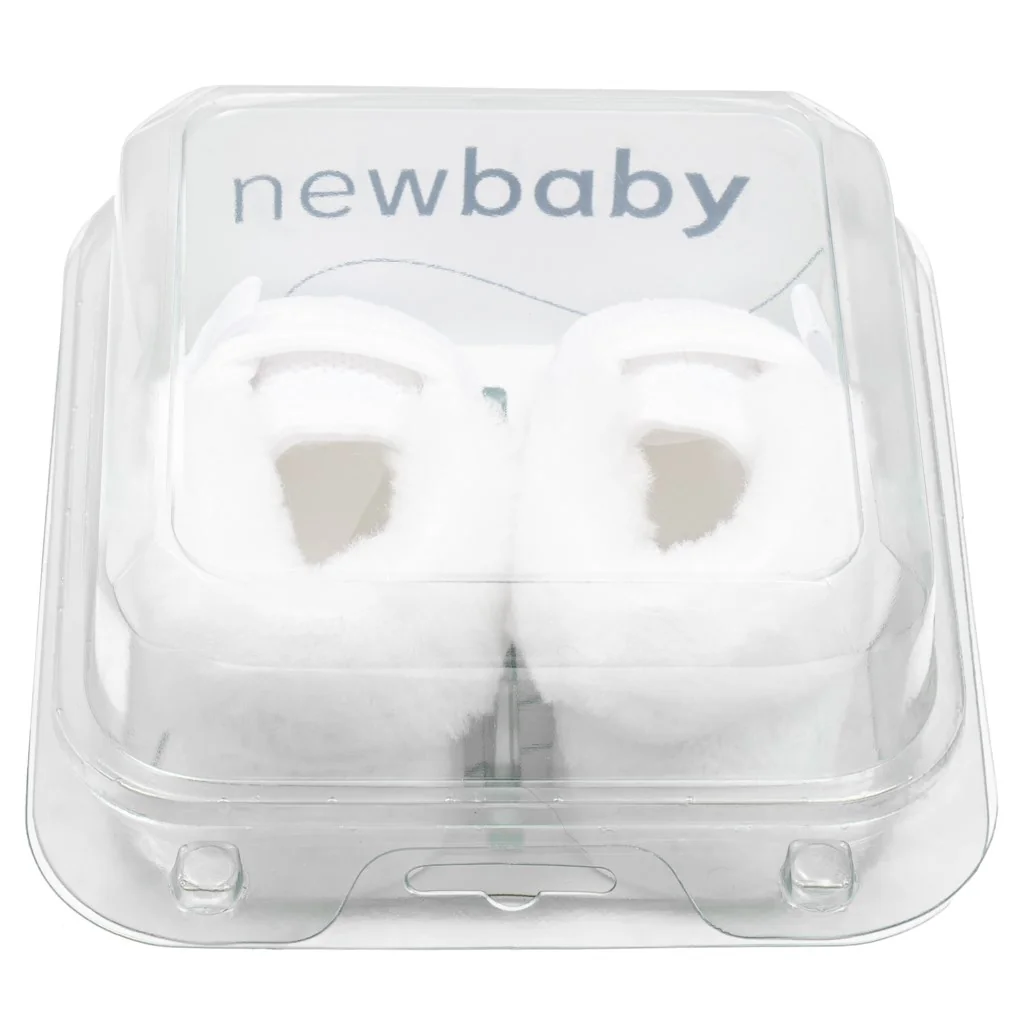 Dojčenské zimné capačky ku krstu New Baby 0-3 m dievča 0-3 m,