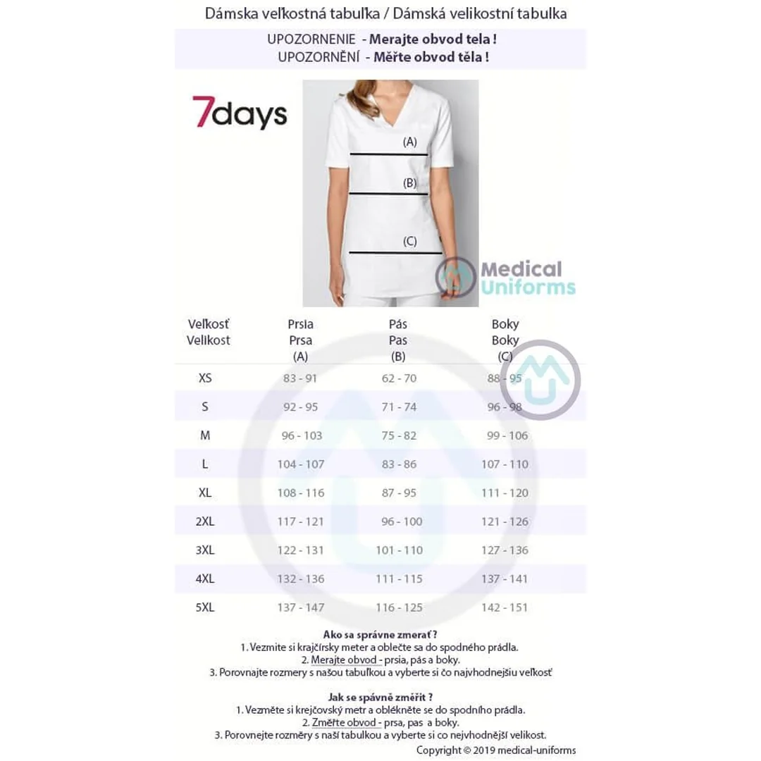 Dámska blúza CLASSIC 95° - biela M