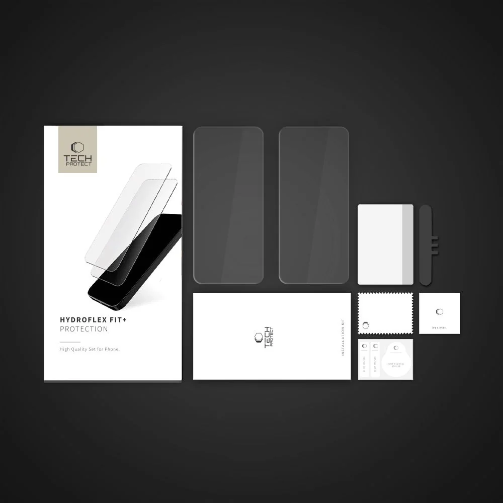 Tech-Protect Hydroflex Fit 2x ochranné sklo na Xiaomi Redmi Note 14 Pro 5G / 14 Pro Plus 5G / Poco X7 5G o 5G / 14 Pro Plus 5G / Poco X7 5G