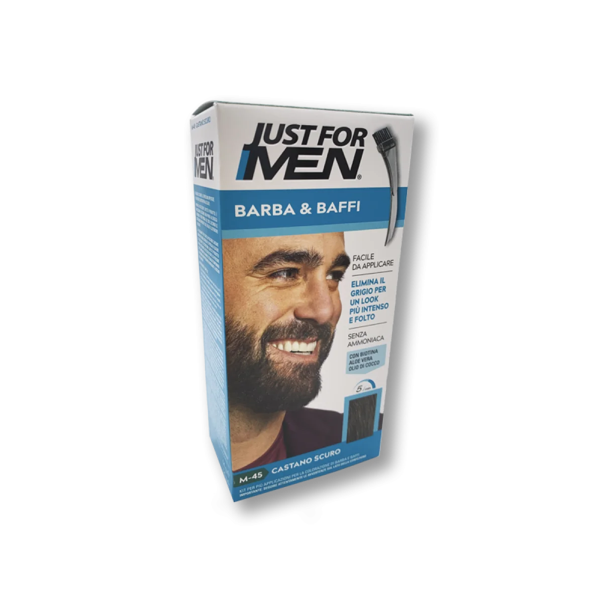 Farba na bradu tmavo hnedá Just For Men Mustache & Beard M45 Dark Brown