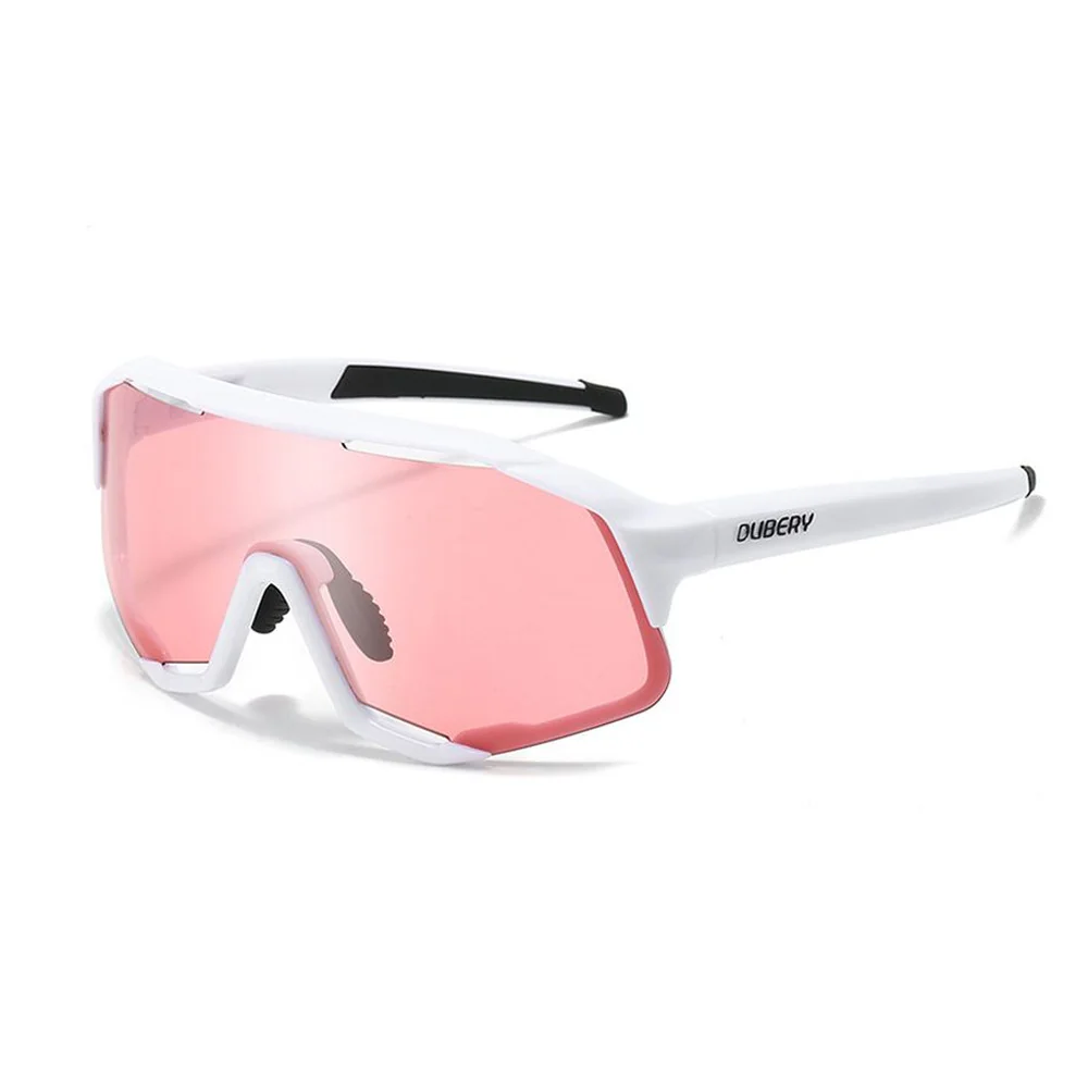 DUBERY Flash 4 cyklistické okuliare, Pink / White 