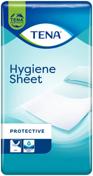 TENA Hygiene Sheet 175x80cm 1×100 ks, jednorazová hygienická plachta na posteľ