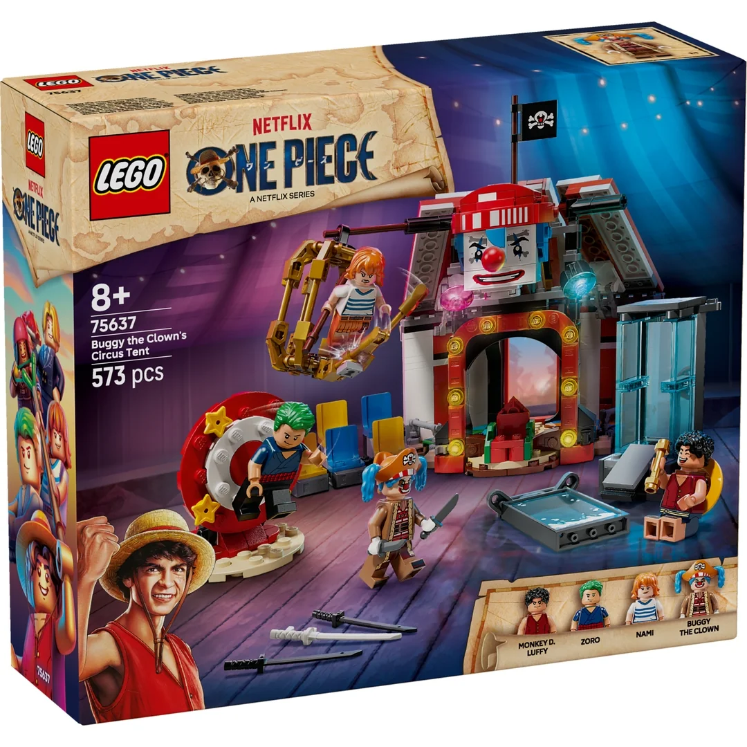 LEGO® ONE PIECE 75637 Klaun Buggy a jeho cirkusový stan