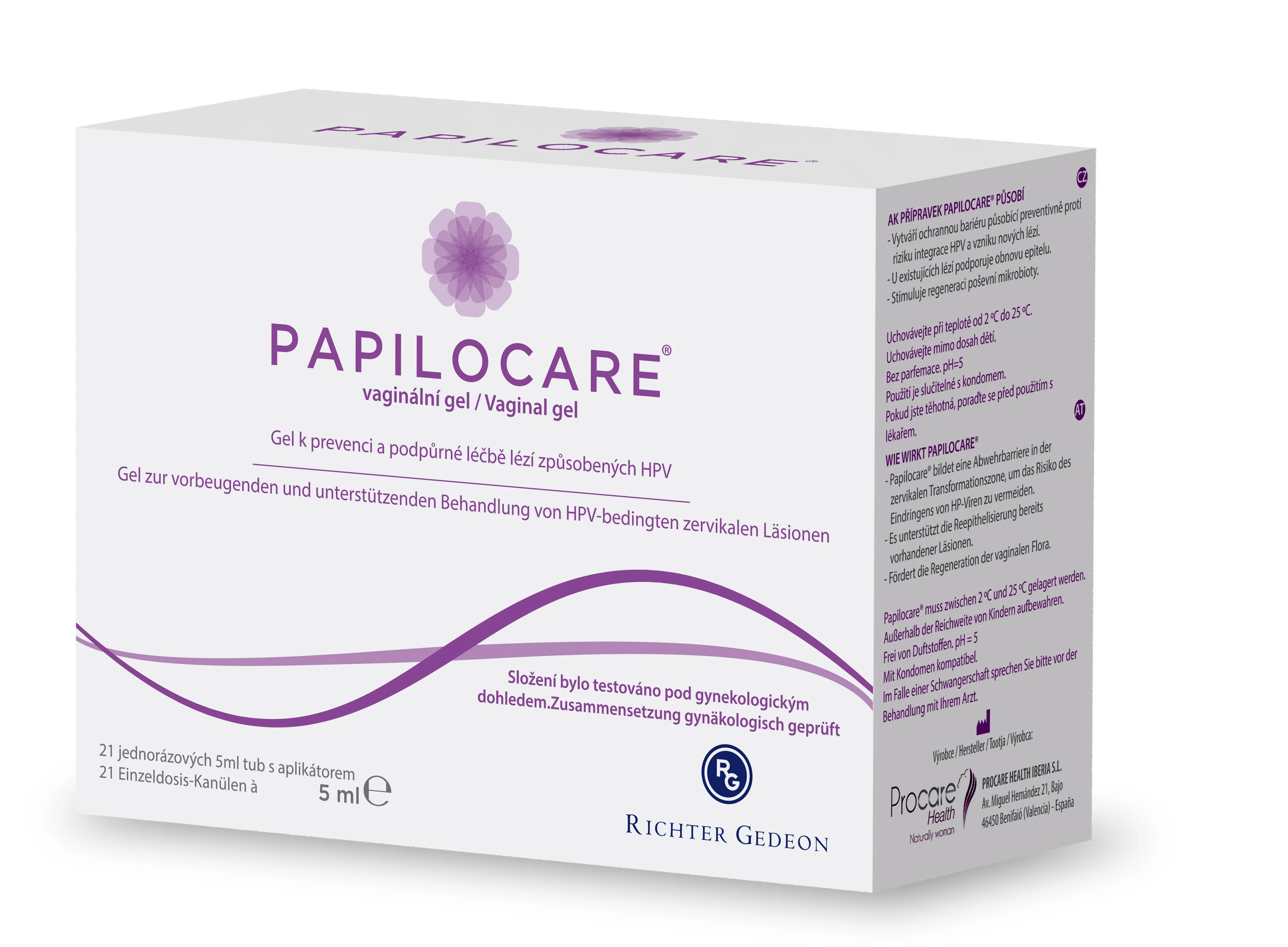 PAPILOCARE vaginálny gel 21 ks