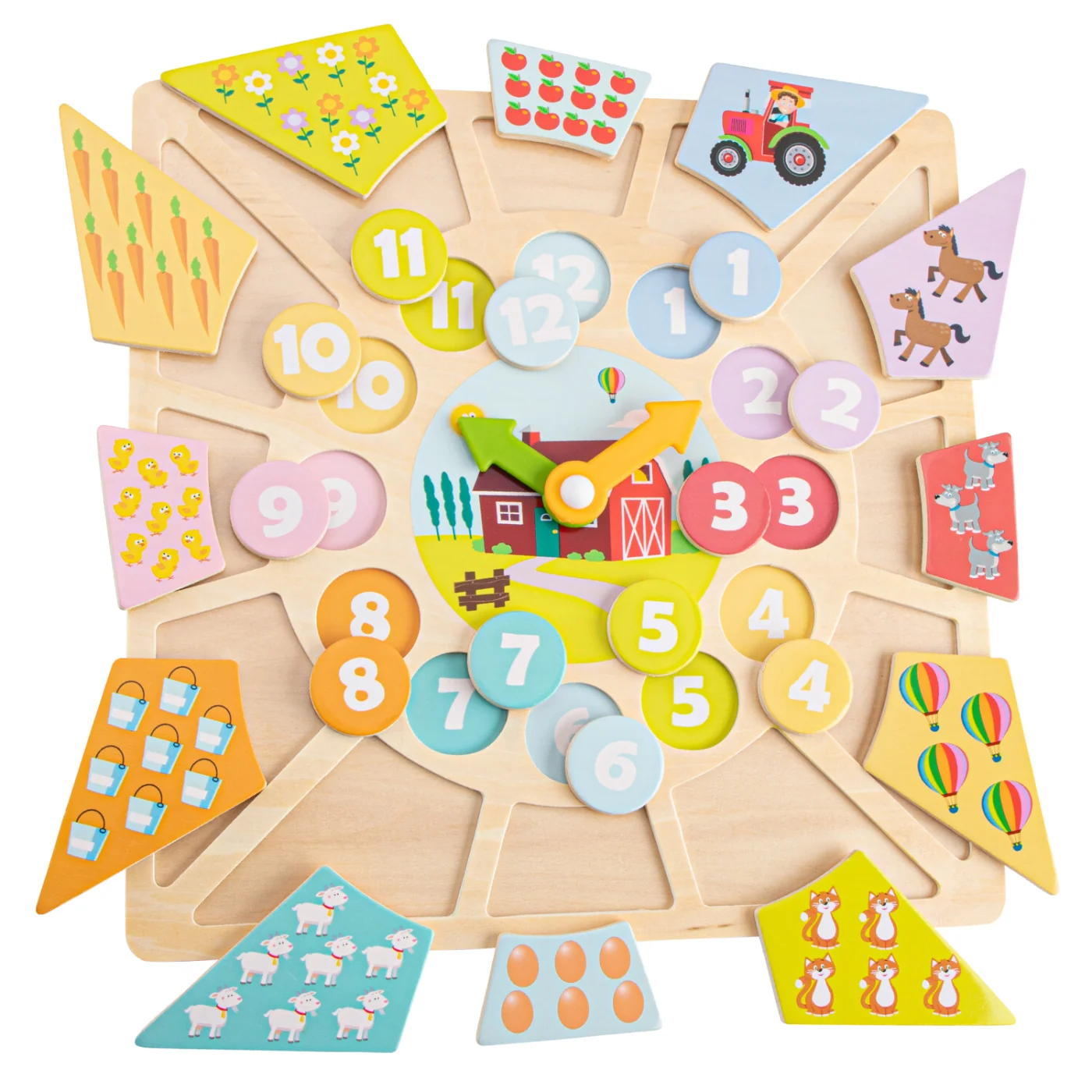 Hodiny + puzzle 2v1