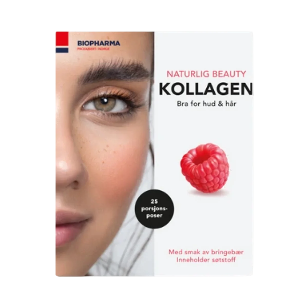 NATURLIG KOLLAGEN 125g Morský kolagén s malinovou príchuťou