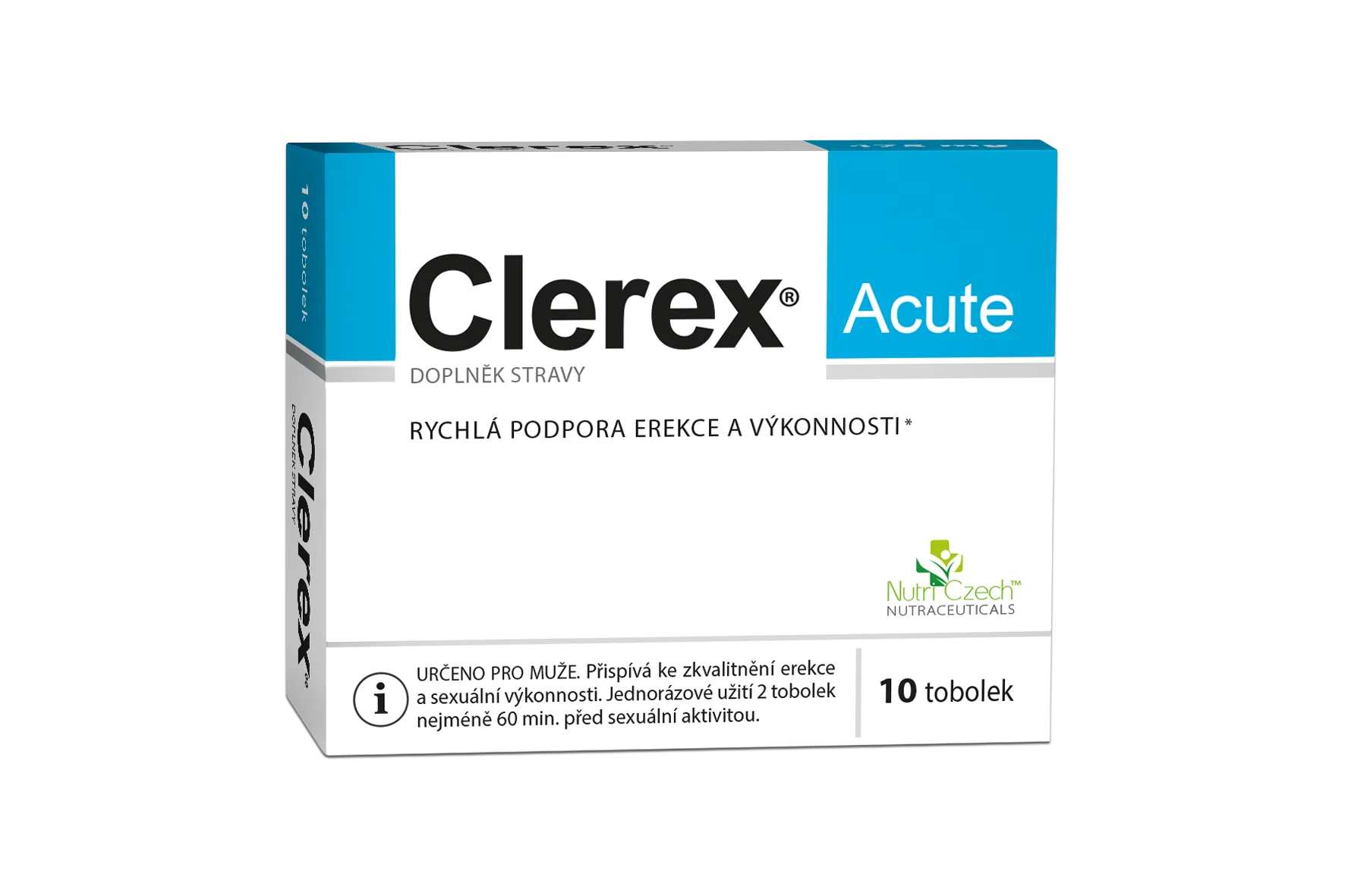 Clerex Acute pre mužov 1×10 cps, výživový doplnok