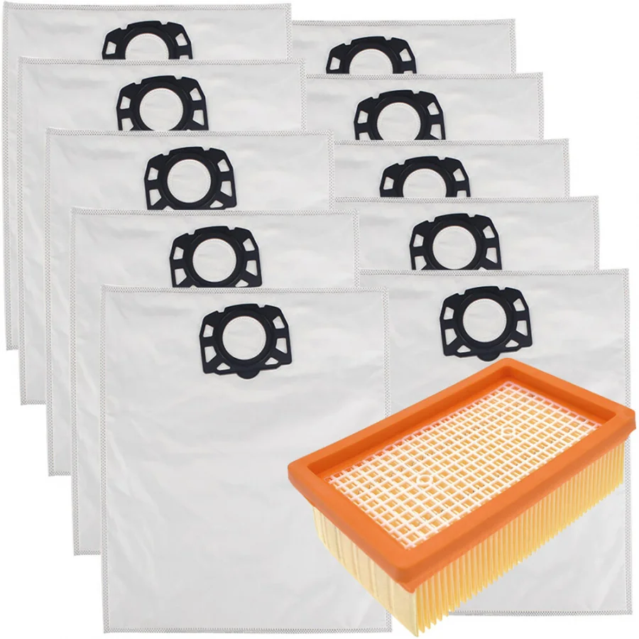 Sada náhradných vreciek do vysávača KARCHER 10ks + HEPA filter WDK-SE6
