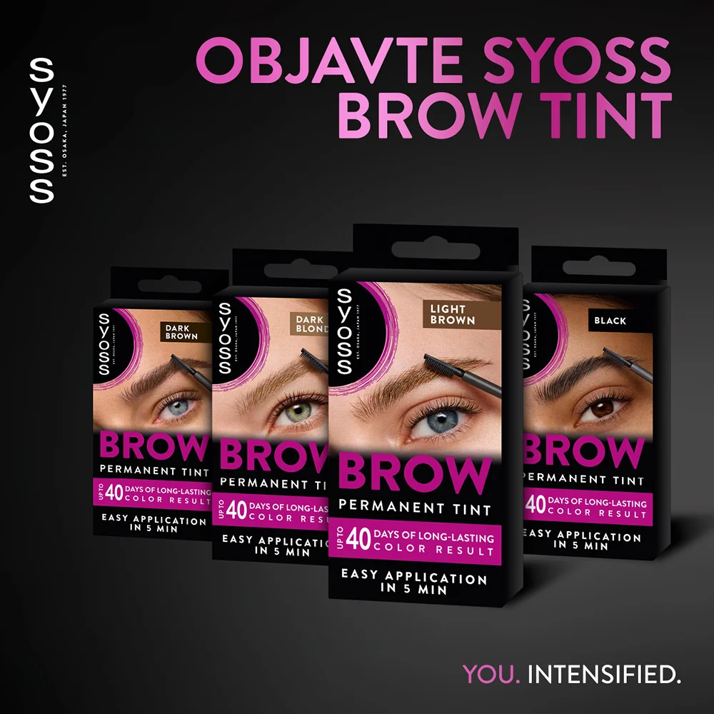 Syoss Brow Tint farba na obočie Svetlohnedý 1×1 ks, farba na obočie