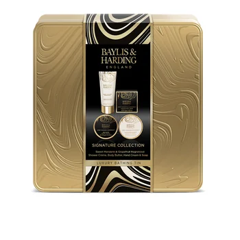 Baylis & Harding Darčeková sada starostlivosti o telo v plechovke - Mandarinka & Grepfruit 1×1 sada, darčeková sada