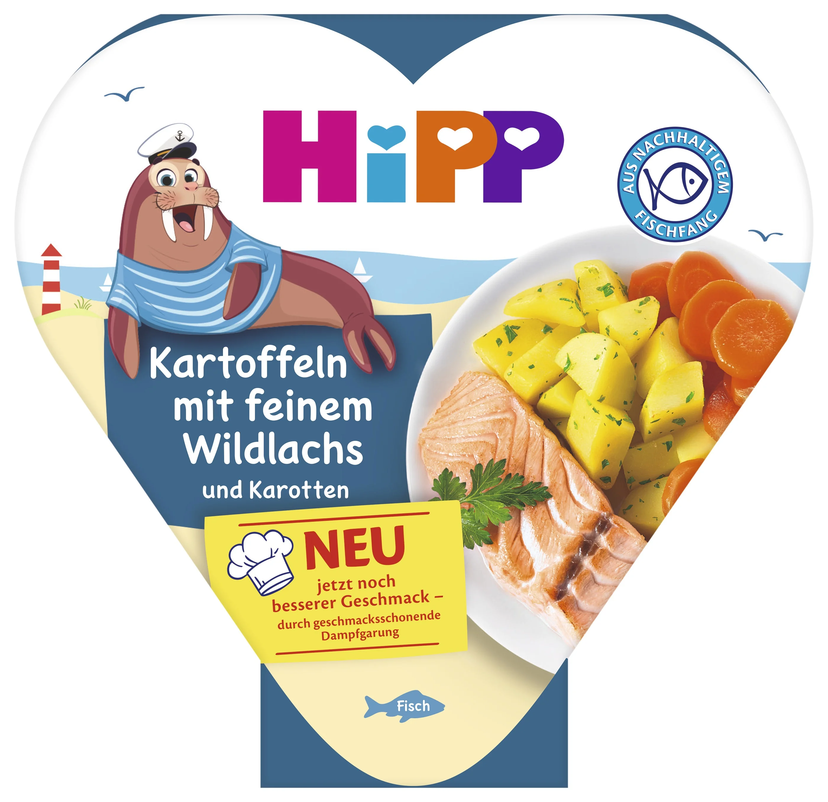 HiPP BIO Zemiaky s lososom a mrkvou od 1 roka 250 g