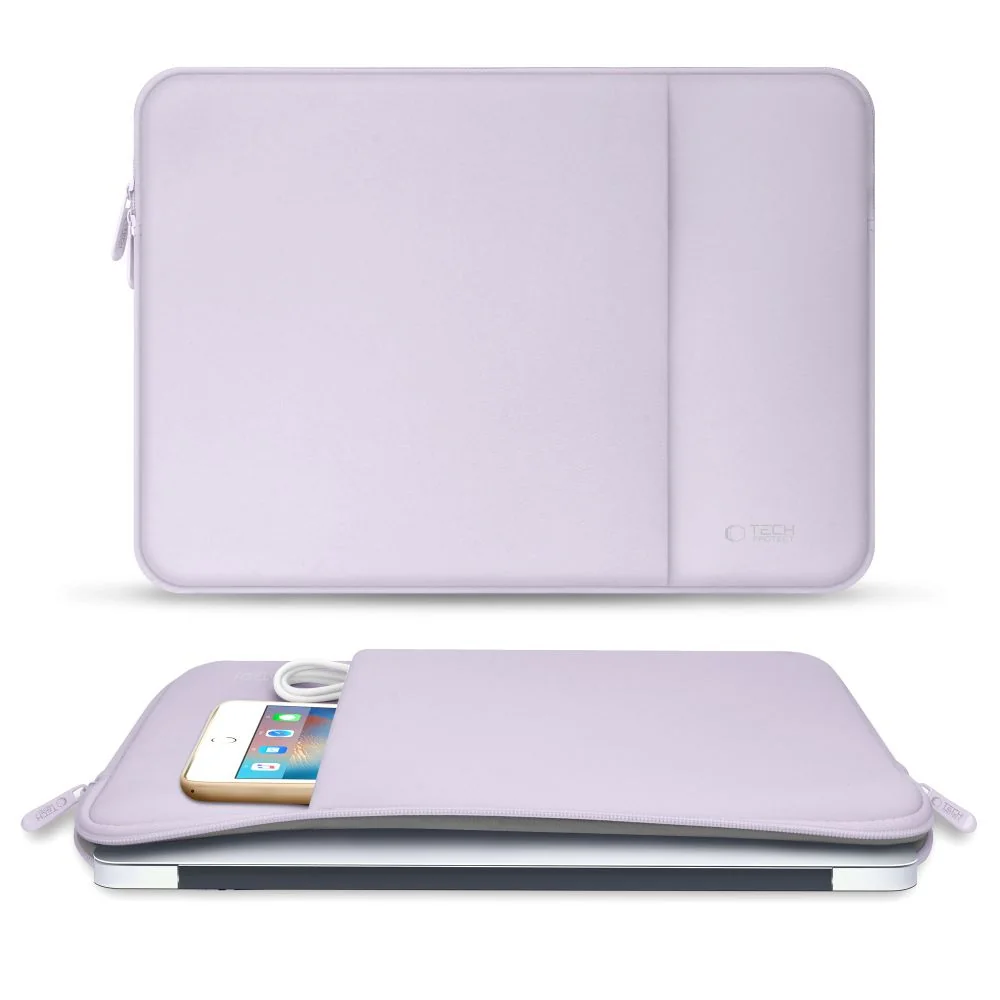 Tech-Protect Neopren obal na notebook 14'', fialový