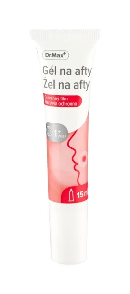Dr. Max Gél na afty 1x15 ml, gél na afty a malé poranenia v ústnej dutine