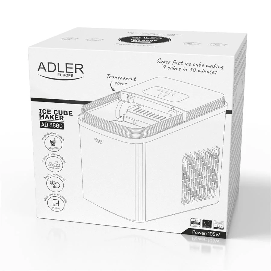 Výrobník ľadu Adler AD 8800
