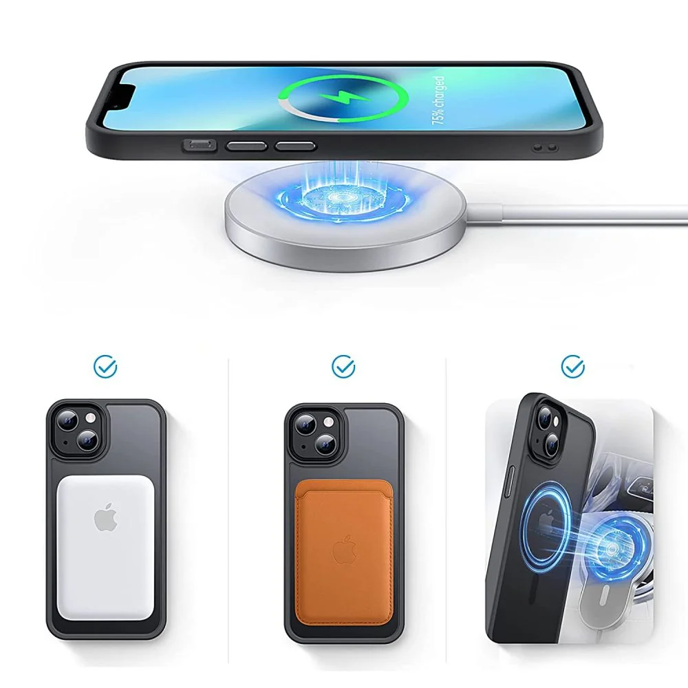 Tech-Protect Magmat MagSafe kryt na iPhone 13 Pro, čierny