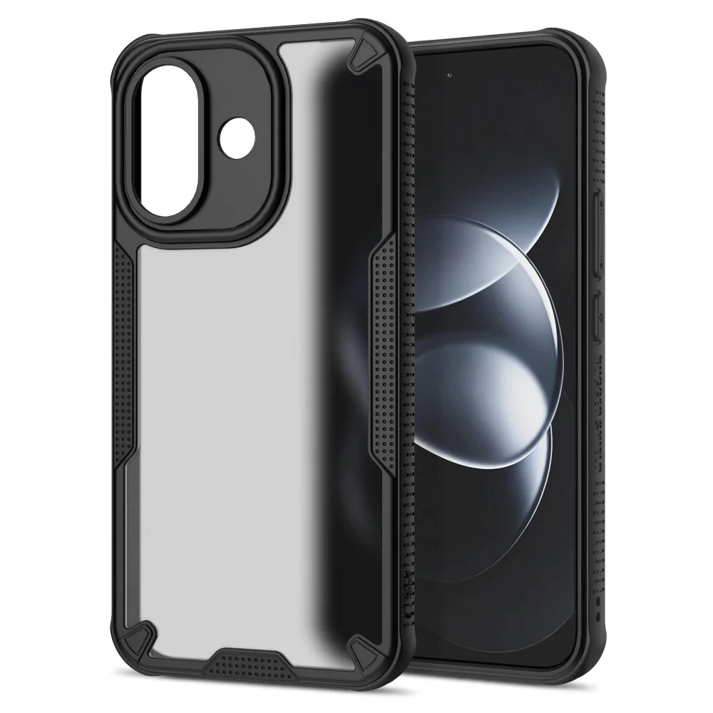Tech-Protect Rugged Shield kryt na Xiaomi Redmi Note 17 Pro 5G, čierny