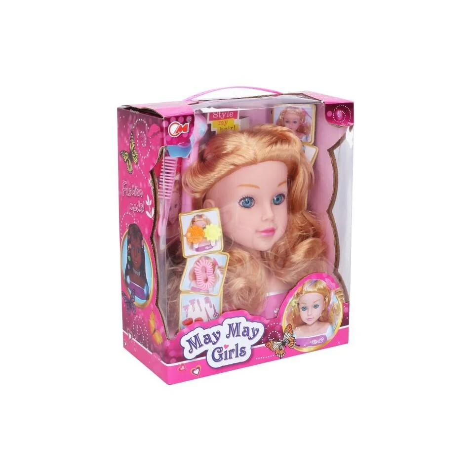 Hlava česacia s doplnkami 22cm