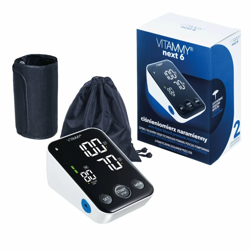 VITAMMY Next 6 ramenný tlakomer s USB-C napájaním