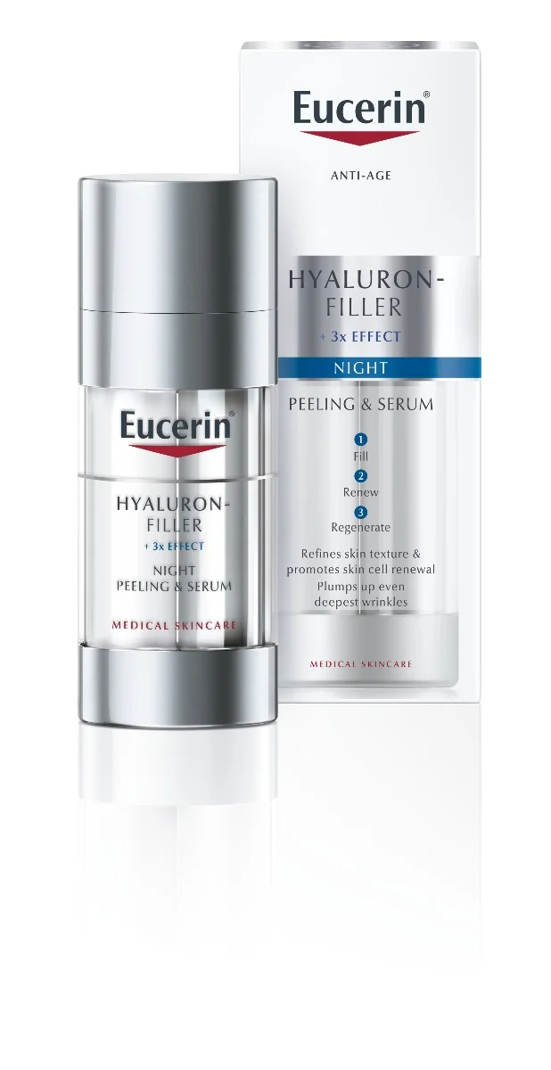 Eucerin HYALURON-FILLER nočné sérum 1×30 ml, obnovujúce a vypĺňajúce