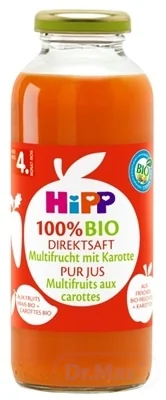 HiPP 100 % Ovocna šťava s karotkou 1×330 ml, ovocná šťava