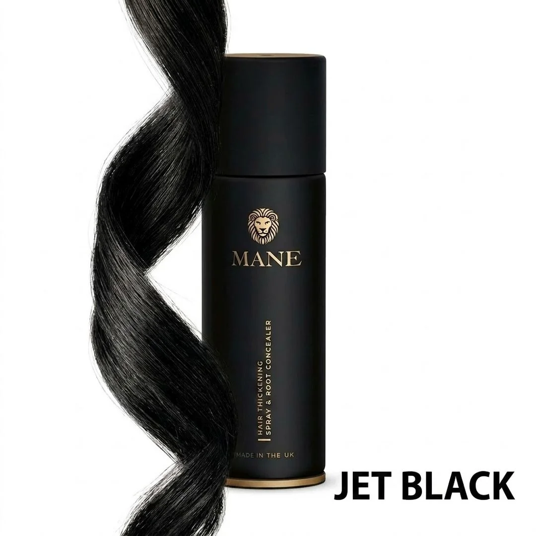 Zahusťovač pre okamžité zahustenie vlasov + FIXÁTOR Havrania čierna (Jet Black)
