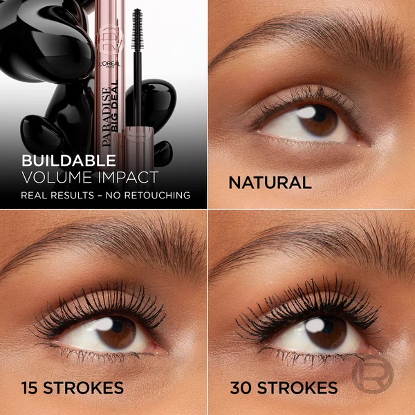 L’Oréal Paris Paradise Big Deal vodeodolná maskara Black 9,9 ml