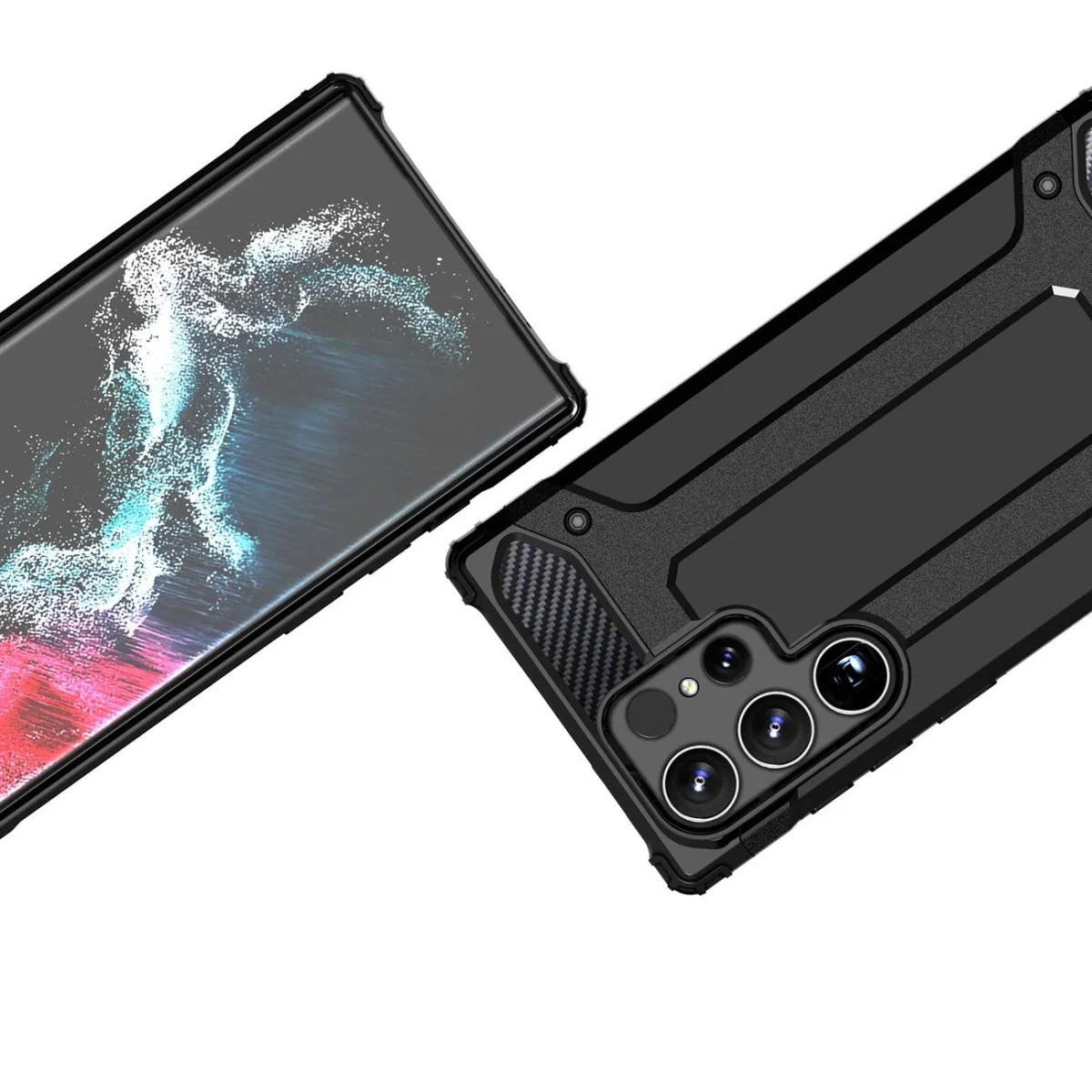 MG Hybrid Armor kryt na Samsung Galaxy S25 Ultra, čierny