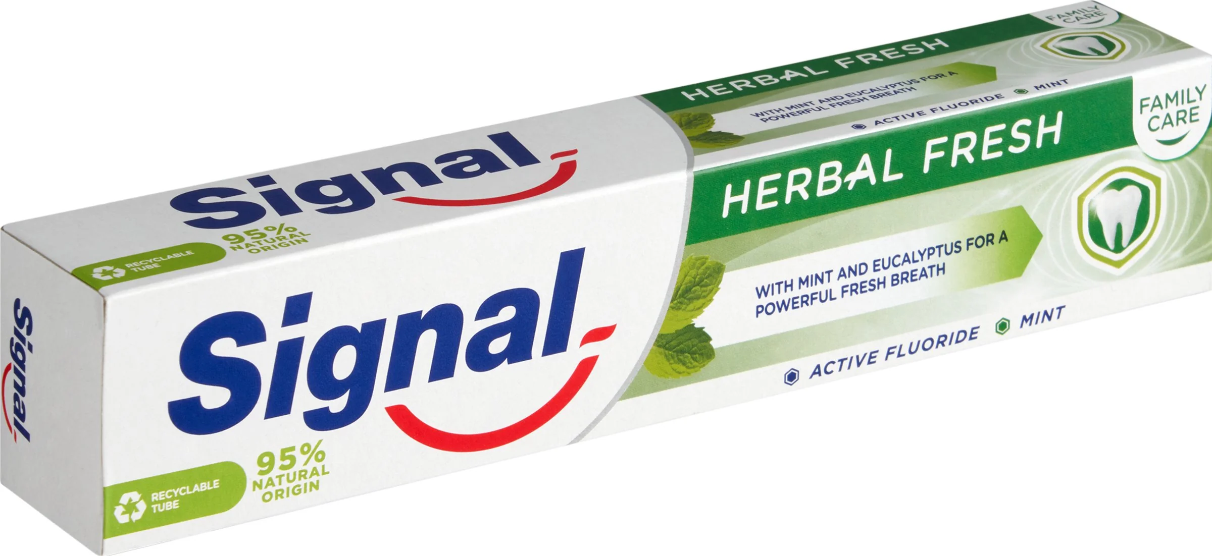 Signal zubná pasta  Family herbal fresh 1×75 ml, zubná pasta