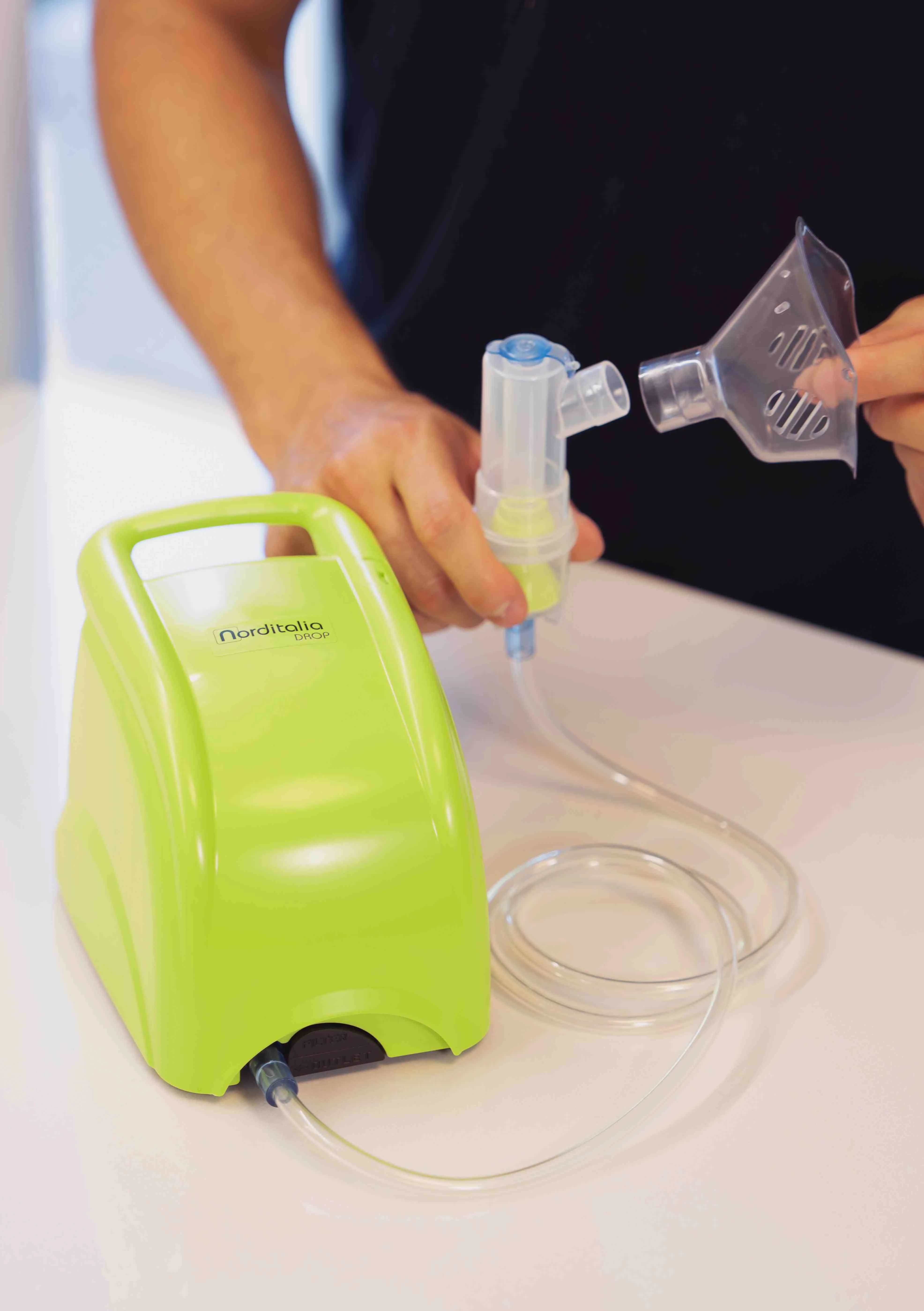 Norditalia Drop kompresorový inhalátor 1×1 ks, kompresorový inhalátor