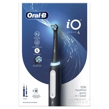 Oral-B iO SERIES 4 Black 1×1 ks, elektrická zubná kefka