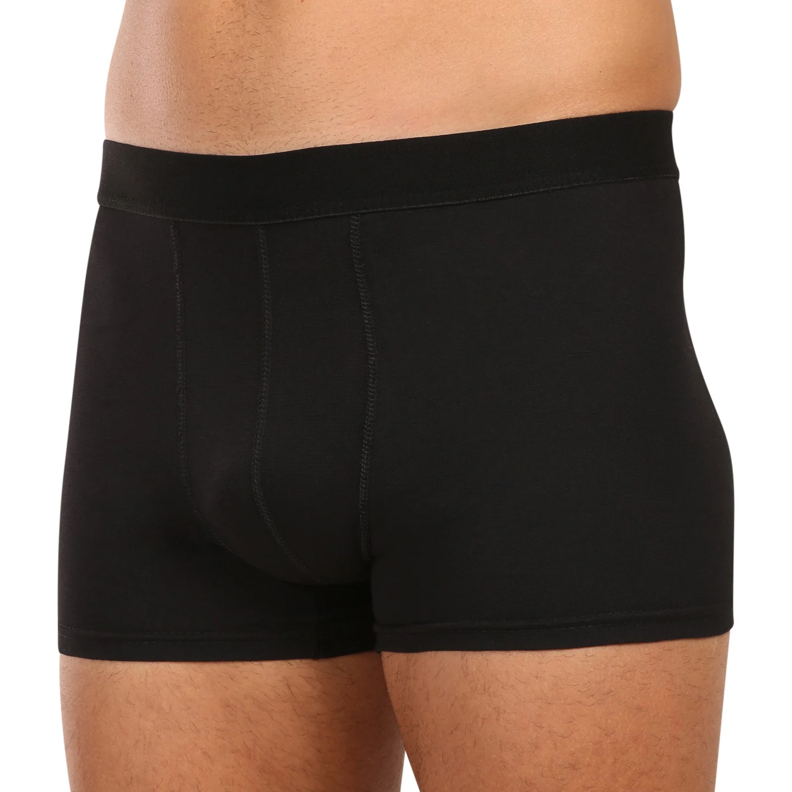 10PACK (8+2 zdarma) pánske boxerky basic čierné (10NFC1) XL