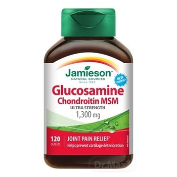 JAMIESON GLUKOZAMÍN CHONDROITÍN MSM 1300 mg 1×120 tbl, výživový doplnok