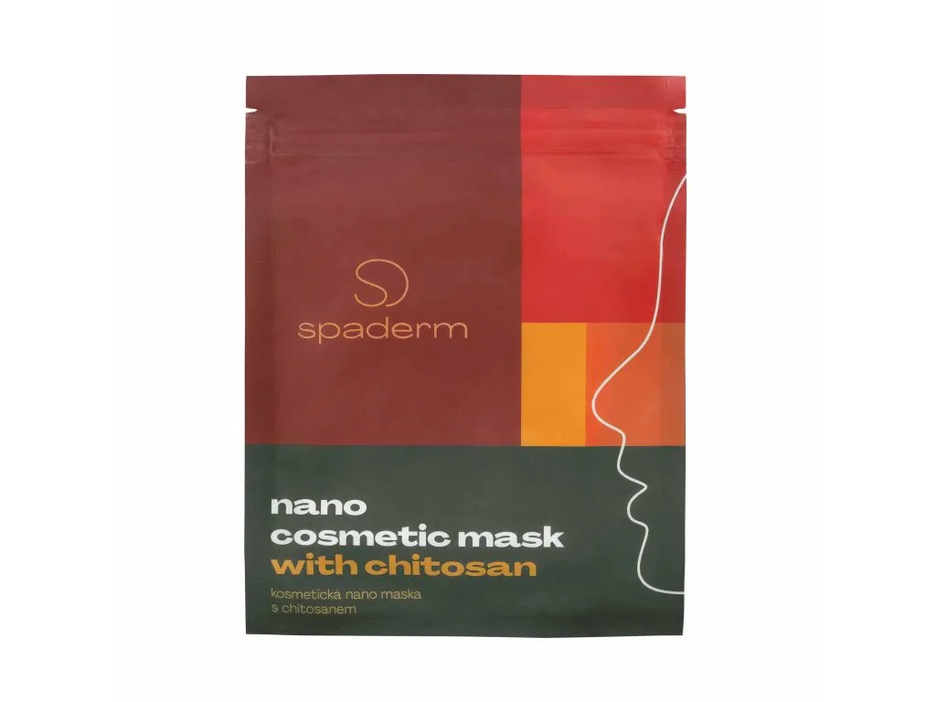 Spaderm kozmetická nano maska s chitosanom 1×1 ks, maska na tvár