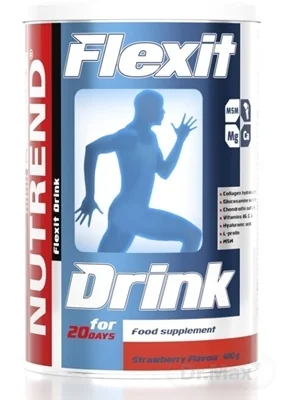 NUTREND FLEXIT DRINK 1×400 g, jahoda